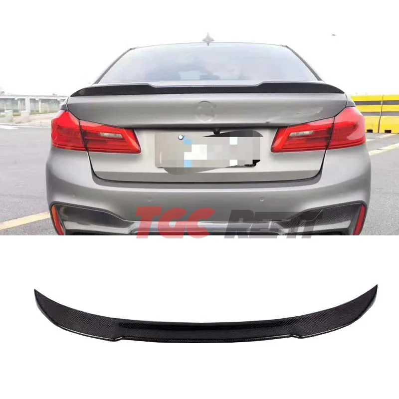 

For BMW 5 Series G30 G38 Carbon Fiber Rear Spoiler Wing CS Style Trunk Spoiler High Kick Spoiler Car Accessories Rear Wing