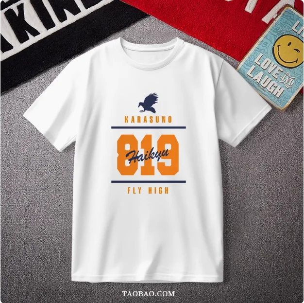 Аниме Хайкю!! Хината Сёйо Тобио Кагеяма Савара коуши футболка с короткими