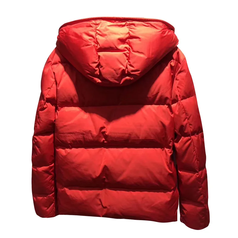 New winter 2022 STARbags hooded down jacket for men, long casual standing collar, light and thin coat for men，high quality