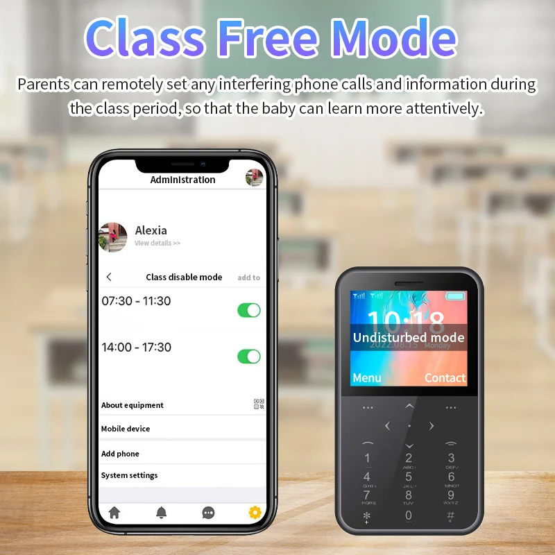 H888 Mini 2G Portable Student Mobile Phone 1.8inches HD Camera GSM Dual SIM 2800mAh Botton Unlocked CellPhone