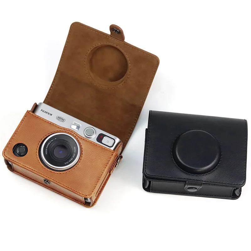 

Retro Camera Bag for Polaroid Mini EVO with Shoulder Strap PU Leather Cover Protective Camera Case Shoulder Bag