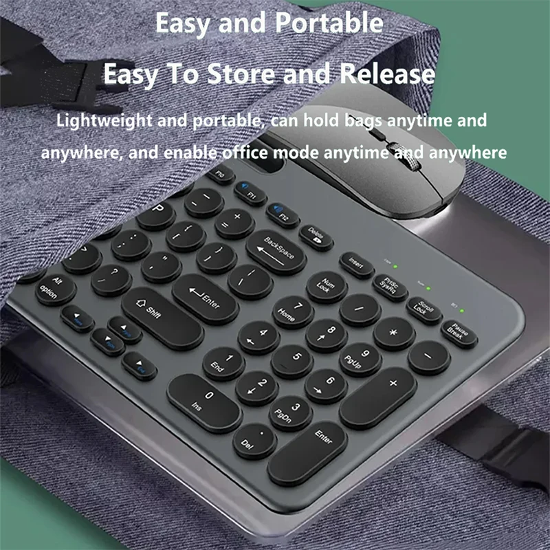 Эргономичная Bluetooth-клавиатура с двумя режимами беспроводная перезаряжаемая