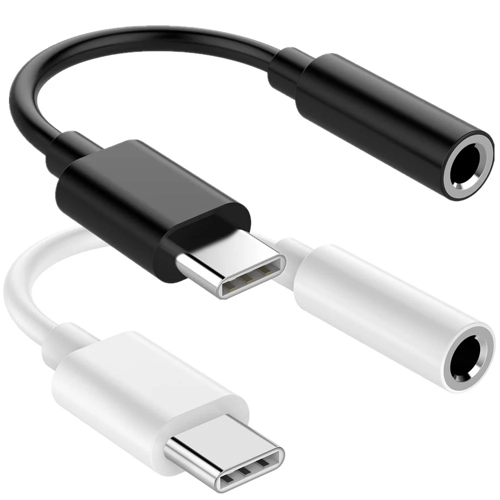 

50-200ps Type-C to 3.5mm Earphone Cable Adapter USB 3.1 Type C USB-C Male to 3.5 AUX Audio Female Jack for Huawei Xiaomi
