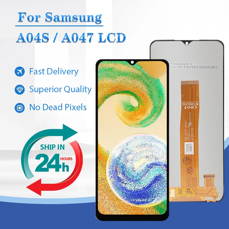 

6.5 Inch A047 Display For Samsung Galaxy A04S LCD With Touch Panel Screen Digitizer A047F A047F/DS A047F/DSN Assembly Brand New