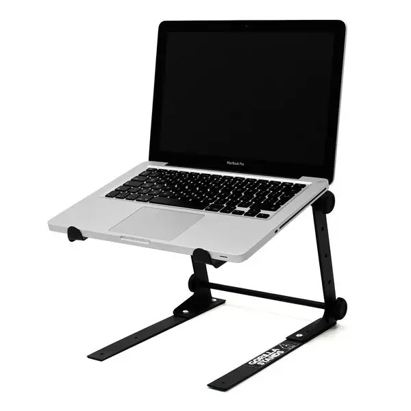 

Gorilla GLS-01 Height & Width Adjustable DJ Laptop Stand Computer DJ Lap Top