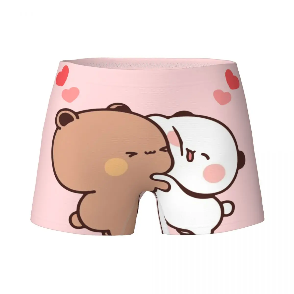 

Youth Girls Panda And Brownie Bear Couple Boxer Children's Cotton Pretty Underwear Kids Teenage Mochi Cat Underpants Soft Briefs