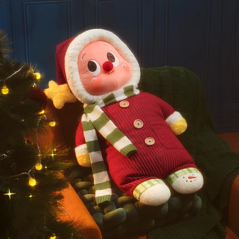 POP MART Apple of My Eye Мерцающая плюшевая кукла-подушка