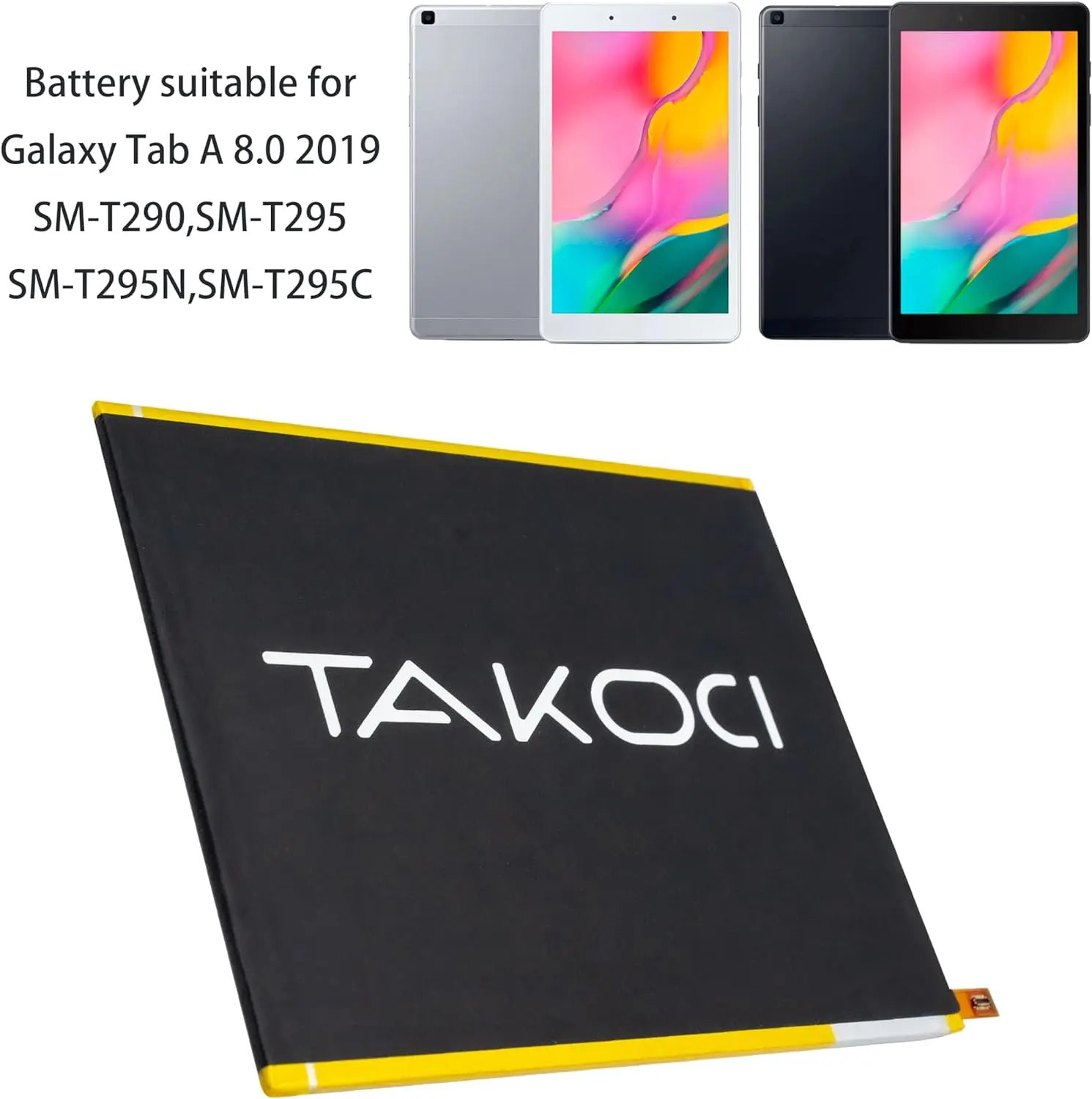 Сменный аккумулятор для Samsung Galaxy Tab A 8.0 2019 SM-T290 SM-T295 SM-T295C SM-T295N SWD-WT-N8 3 85 В/мА