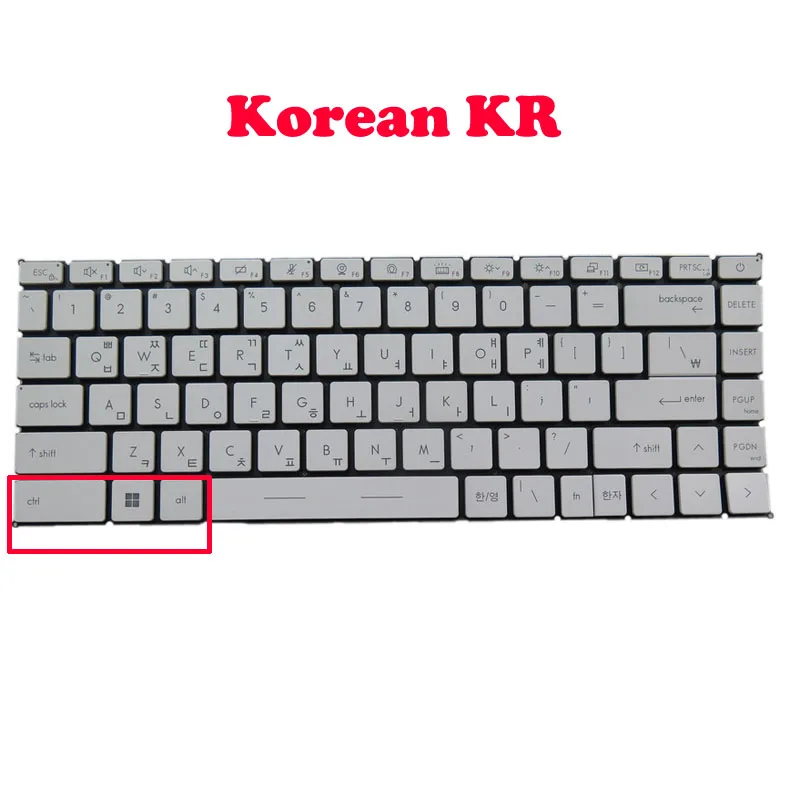 Клавиатура с подсветкой RU PO TR NE BE CS KR для MSI Modern 14 A10M A10RAS A10RB B10R B10MW B10RASW MS-14D1 MS-14B3