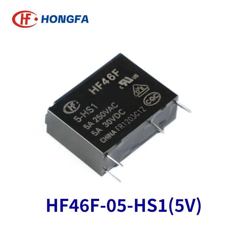 Фото 5 шт. ВЧ-реле HF46F HF46F-005-HS1 HF46F-012-HS1 HF46F-024-HS1 HS1T 5A 4PIN 5 В 12 В 24 В силовые реле Сменные G5NB ALDP112 №2