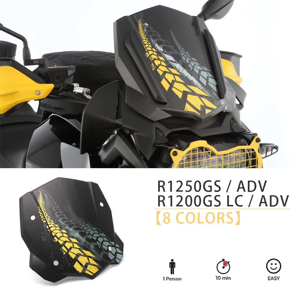 

New Motorcycle Windshield Windscreen Screen Glass For BMW R1200GS LC R 1200 GS LC ADV ADVENTURE R1250GS R 1250 GS Adventure