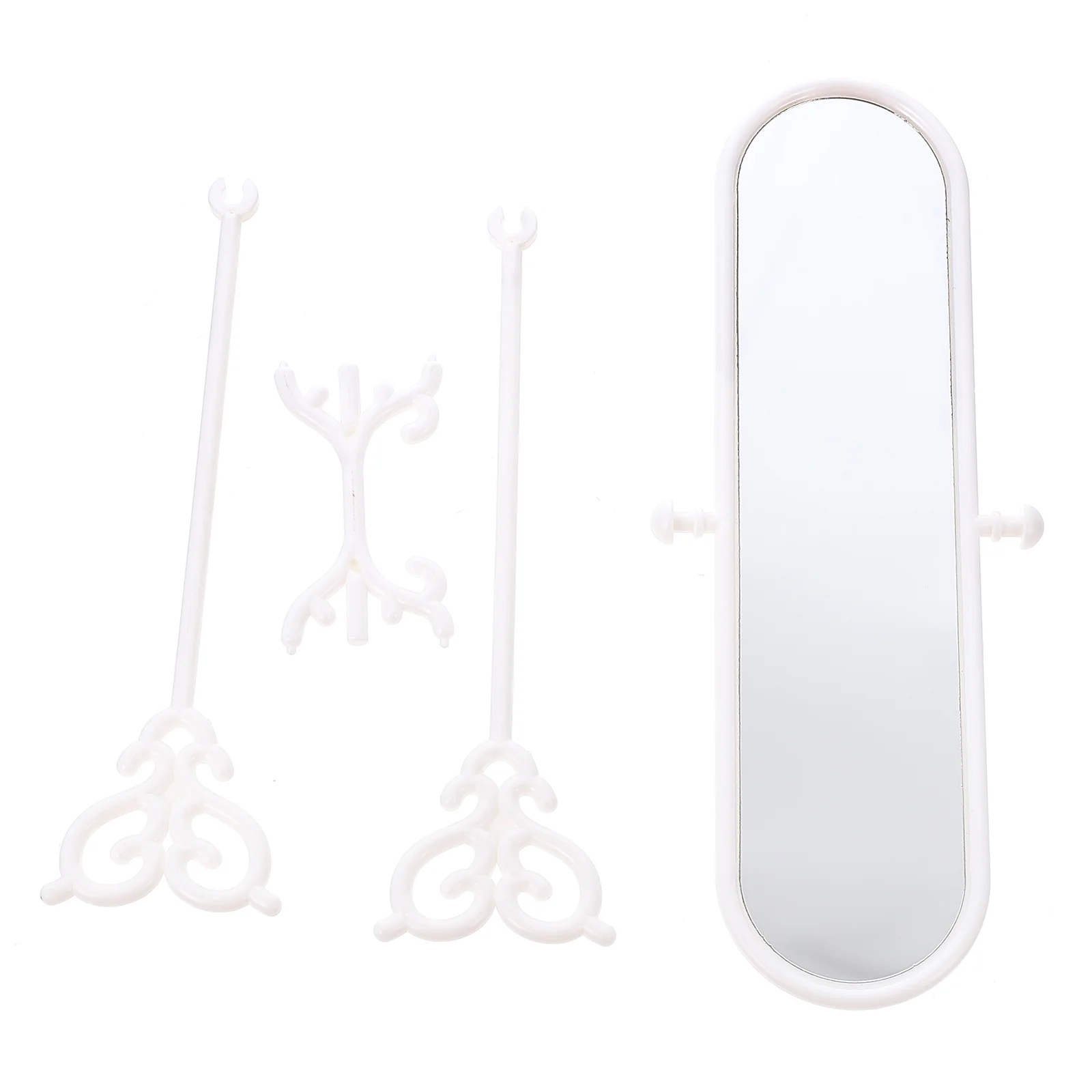 

Mirror Miniature Furniture House 12 Mini Dressing Bedroommirrors Gabbys Clothes Makeup Decor Woodendiy Supplies Model Toys Baby