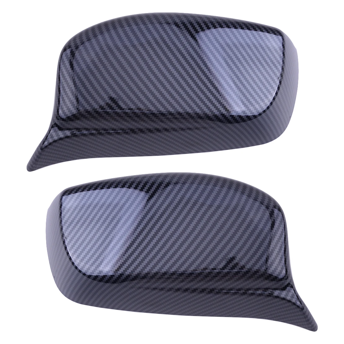 

1 Pair 51167078359 51167078360 Car Rear View Side Door Wing Mirror Cap fit for BMW E60 E61 E63 E64 2003-2008 Carbon Fiber Style