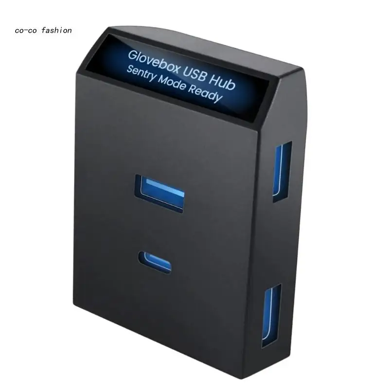 

Концентратор портов 517B Glovebox для модели 3/Y, док-станция с цифровым дисплеем, разветвитель, 4 в 1
