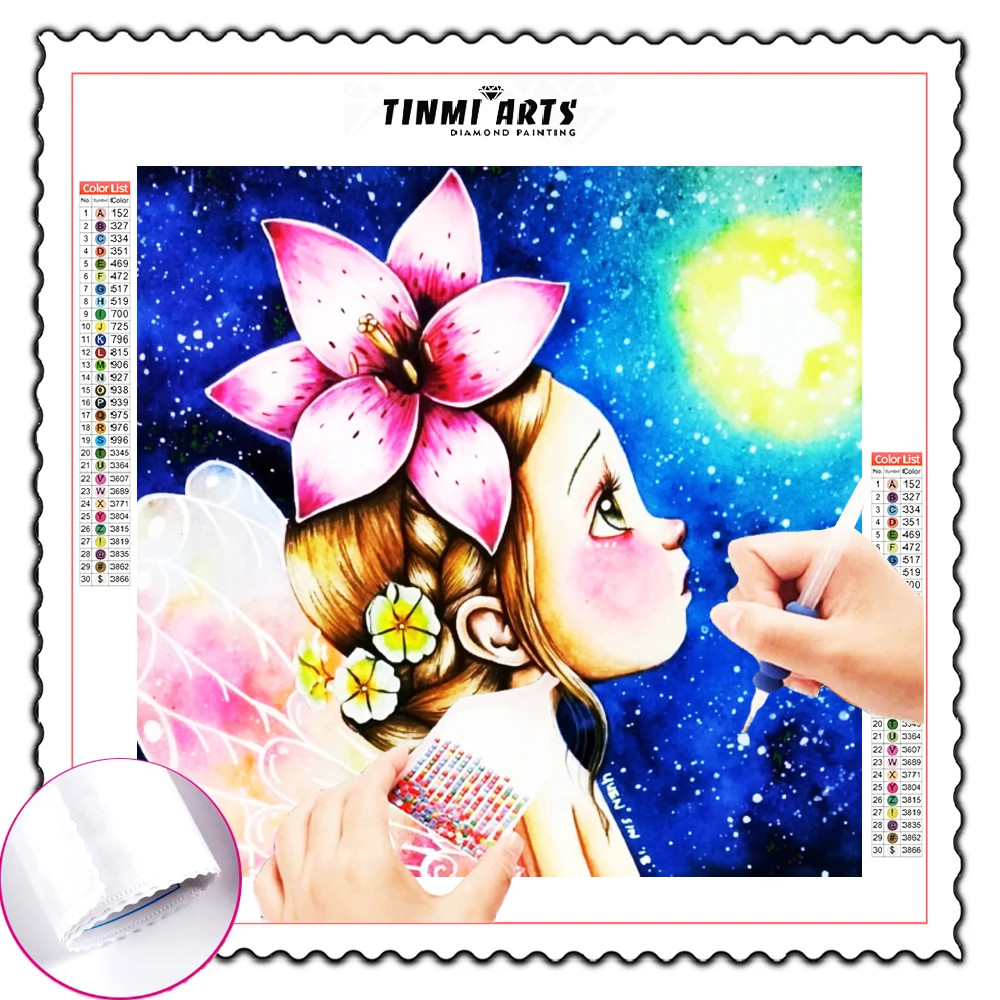 

5D Poured Glue Diamond Painting Kits Scalloped Edge Autumn and House Full Round Drills DIY Embroidery Arts Home Wall Decor Gift