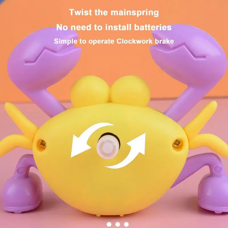 

Trend Baby Bath Toy Cartoon Simulation Crab Model Toy For Kids Toddlers Children Interactive Educational Toy Children's Gifts