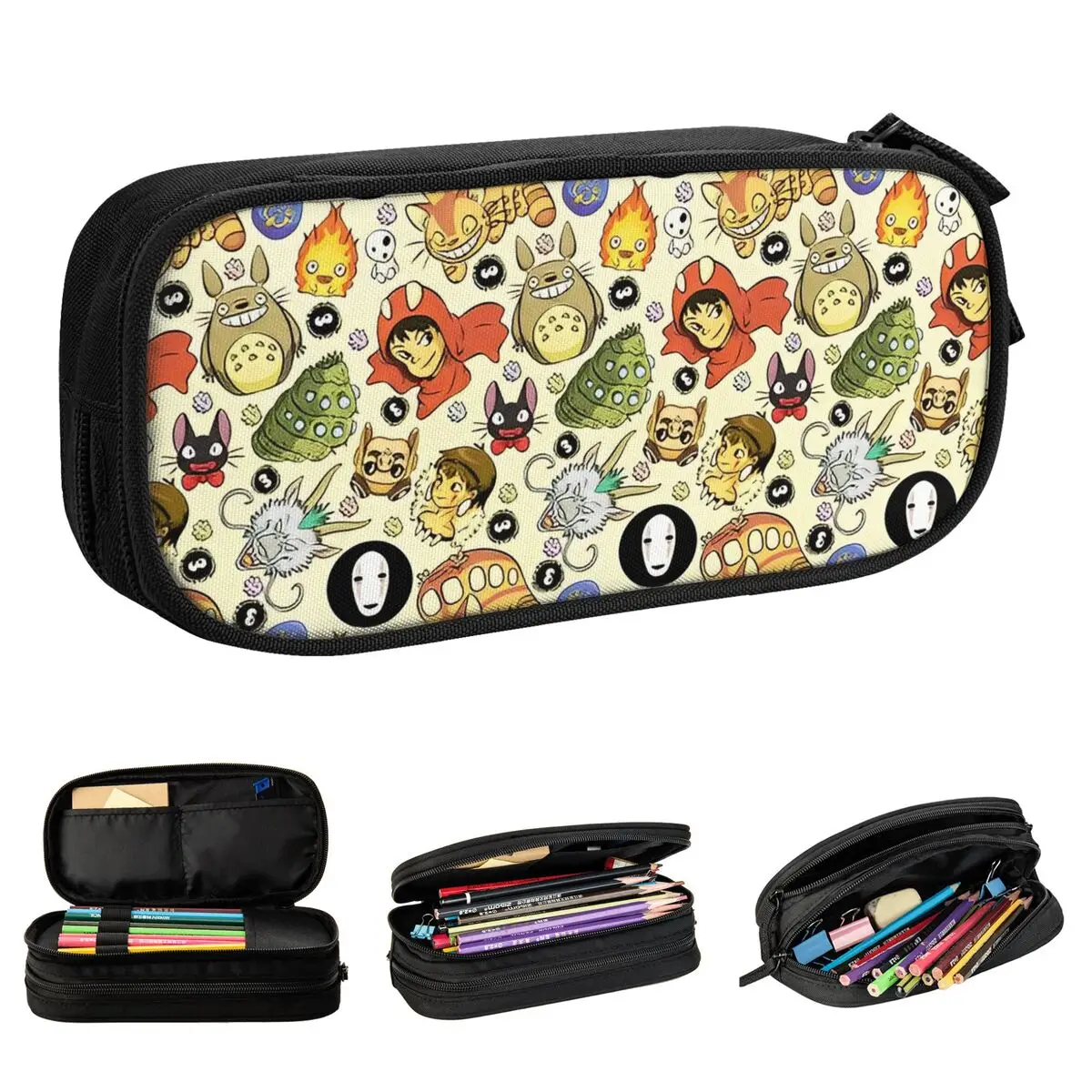 T-Totoros аниме Kawaii милый пенал забавный мультяшный сосед сумка для ручек