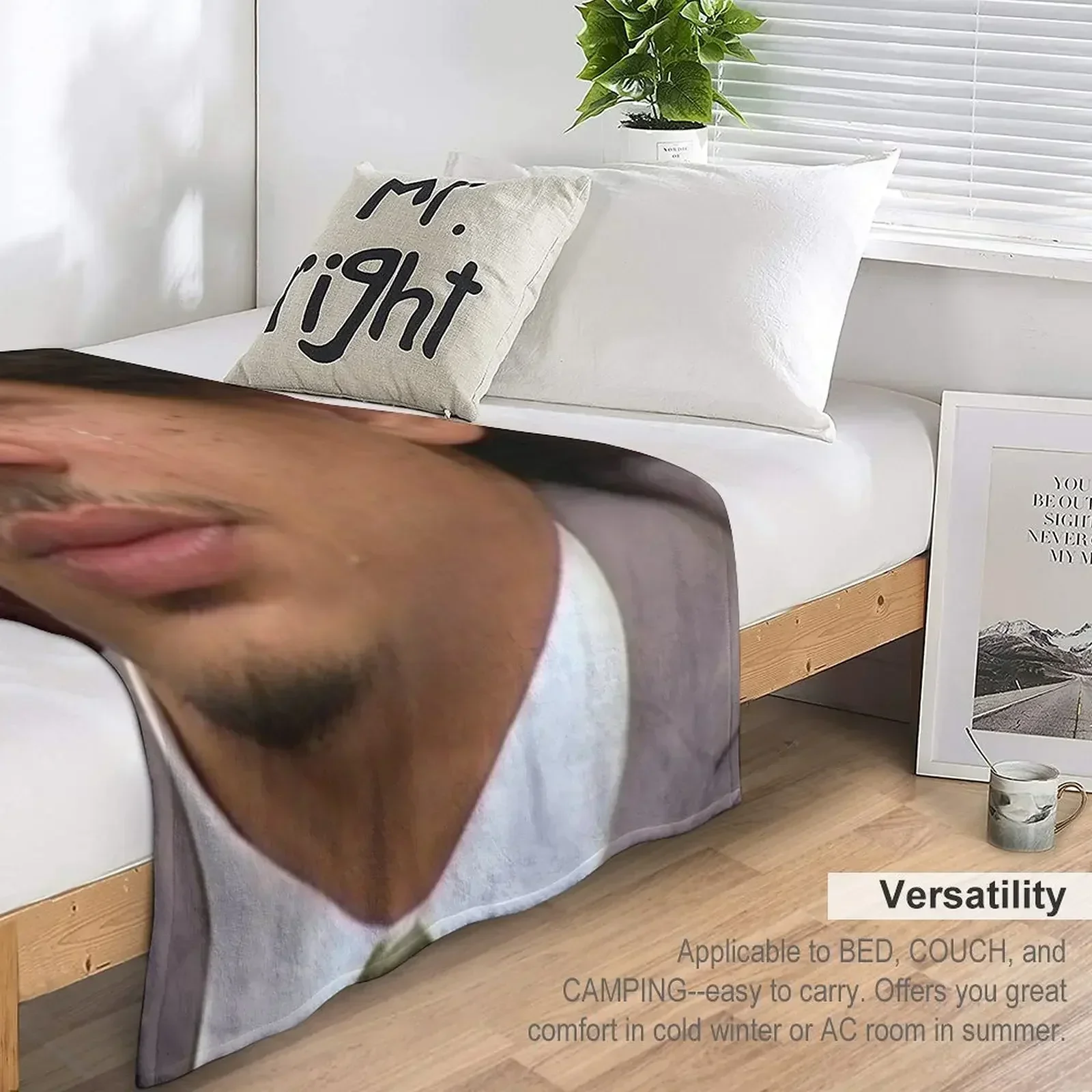 Одеяло Eric Andre Single Tear Одиночные лохматое одеяла