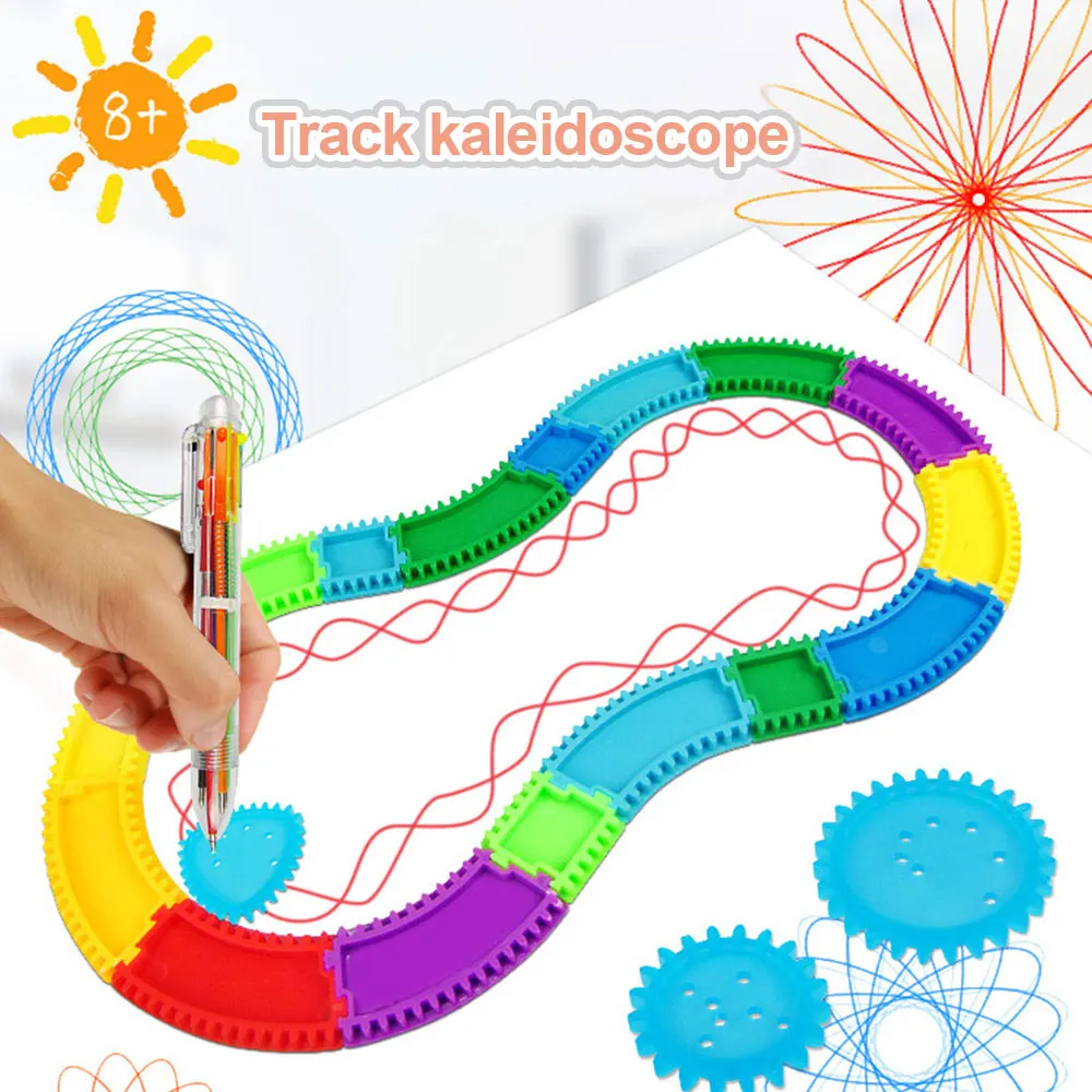 

Art Painting Template Kaleidoscopic Puzzle Teaching Stationery Drawing Set