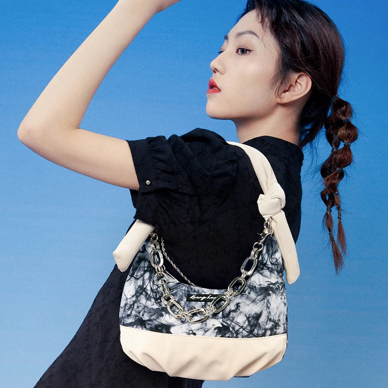 

Модная дизайнерская сумка на плечо с цепочкой для женщин, сумки-мессенджеры для подмышек, роскошные дизайнерские дамские сумочки