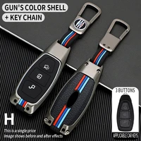 car key case cover for ford fiesta focus mondeo ecosport kuga fob remote key case protector accessories holder shell keychain