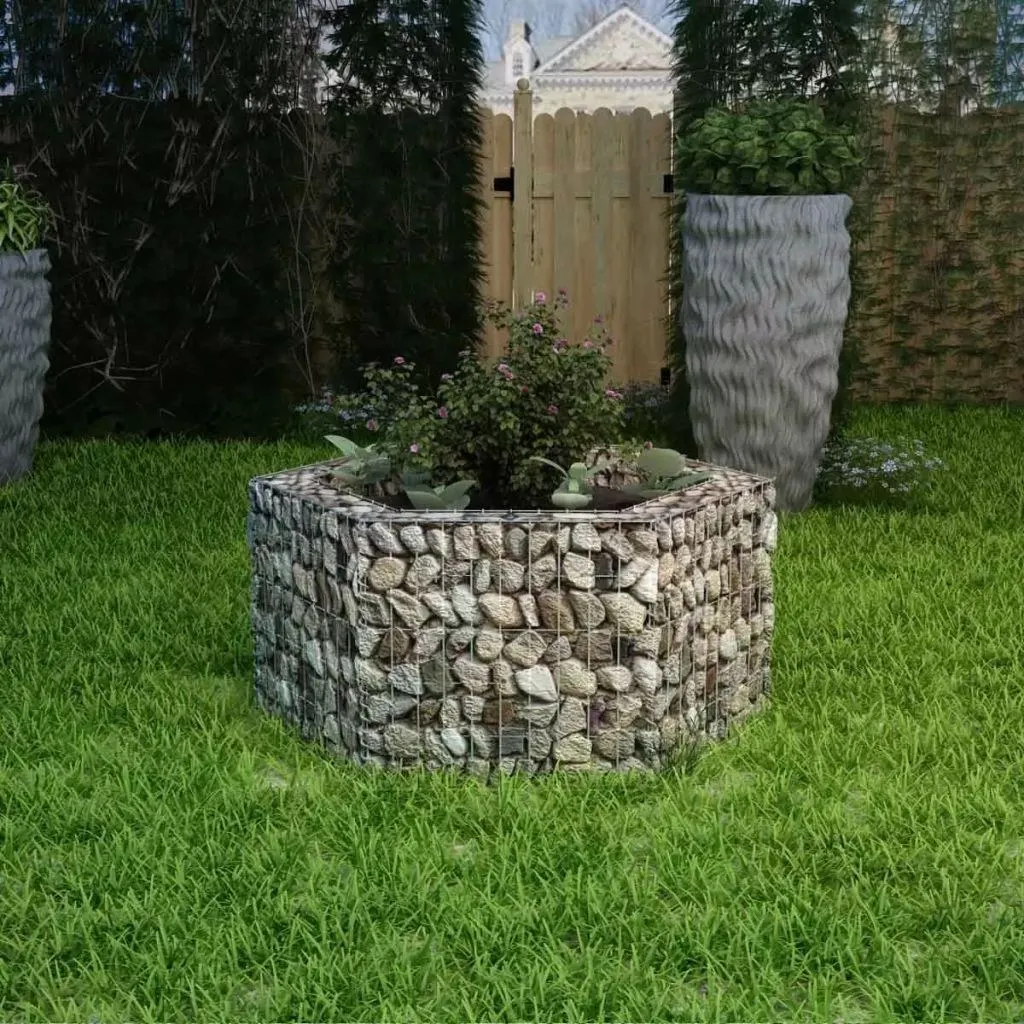 

Hexagonal Gabion Planter 39.4"x35.4"x19.7"