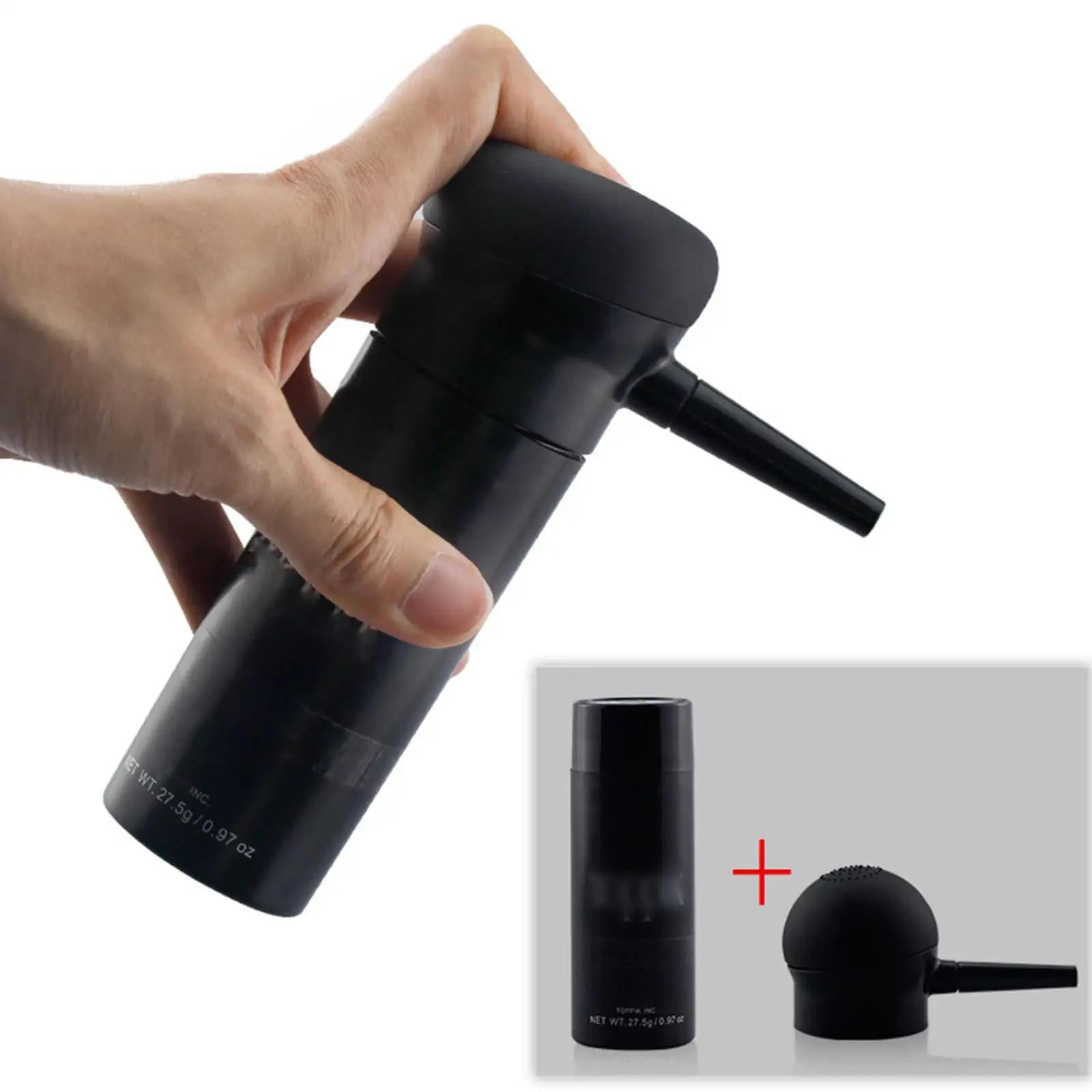 

Насос-аппликатор для волос, черный силиконовый распылитель для ухода за волосами