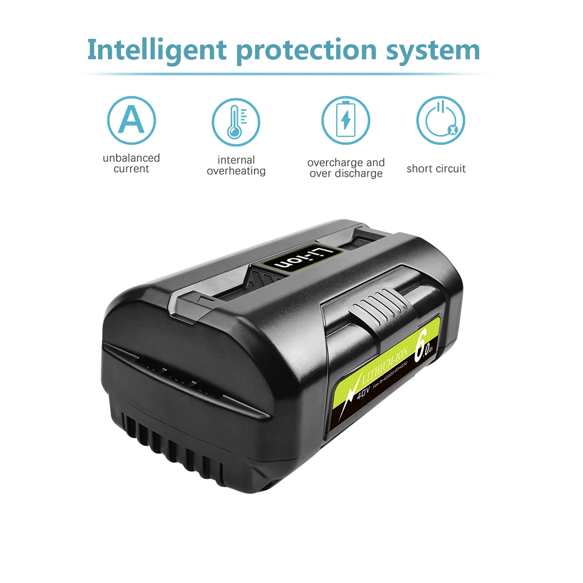 Литий-ионный аккумулятор Bonacell 6000 мАч 40 в OP40401 OP4050A для Ryobi RY40502 RY40200 RY40400 сменный L70