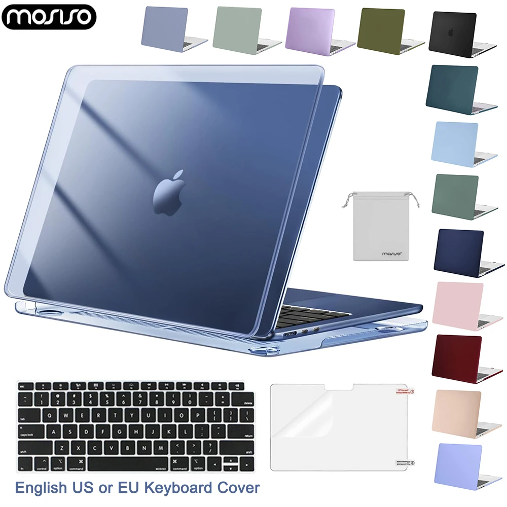Фото Чехол для Macbook Air 13 A2337 2020 M1 Chip Pro 13 M2 A2338 Air 13,6 M3 A3113 для Pro 14 16 Чехол M4 A3112 A3401 A2918 A3403 A2485 №1