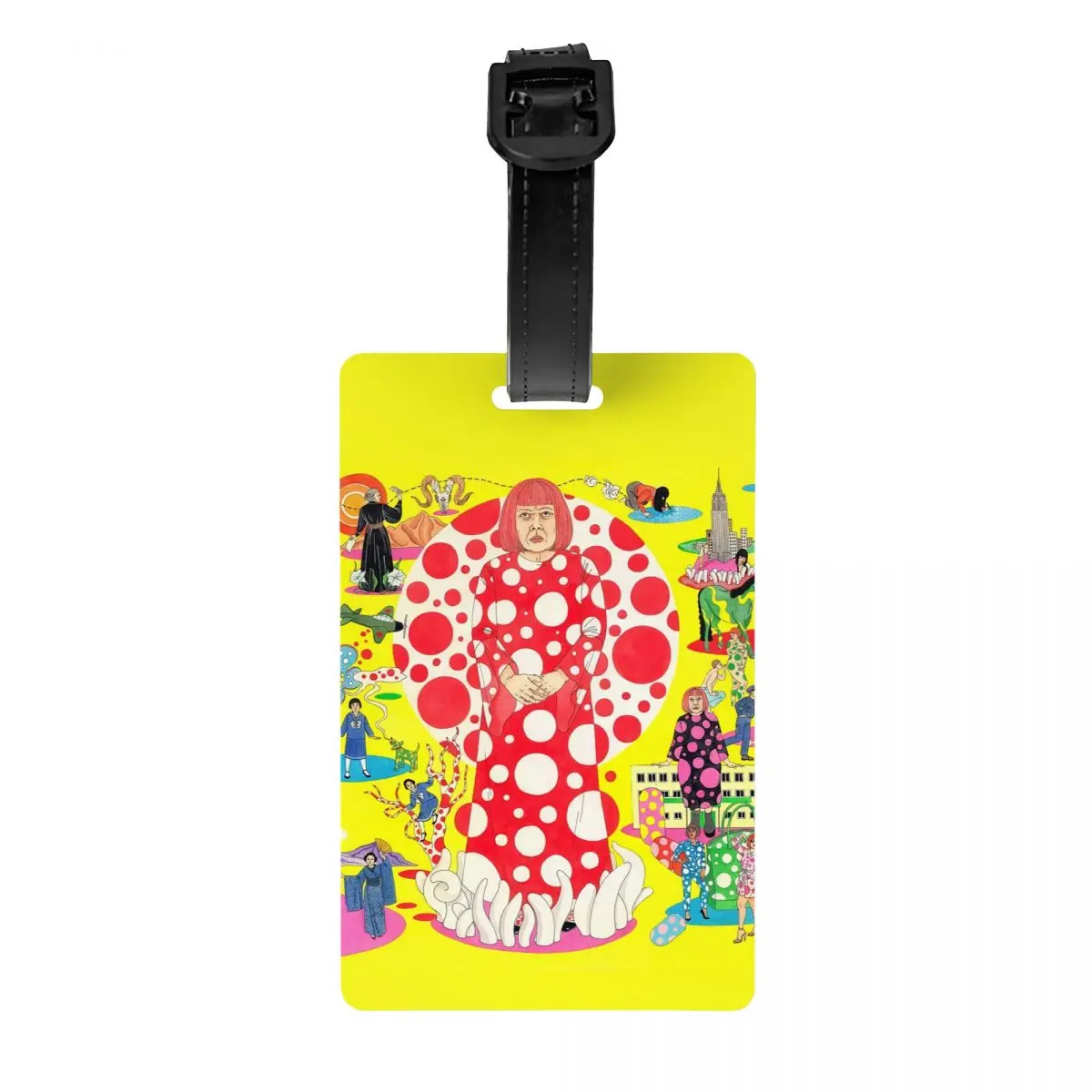 The World Of Yayoi Kusama багажные бирки для чемоданов личная Обложка идентификационная