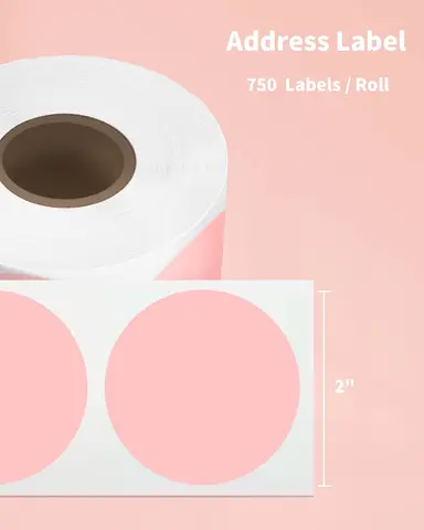 Термоэтикетки Phomemo PM241 круглые 50 мм 750 шт