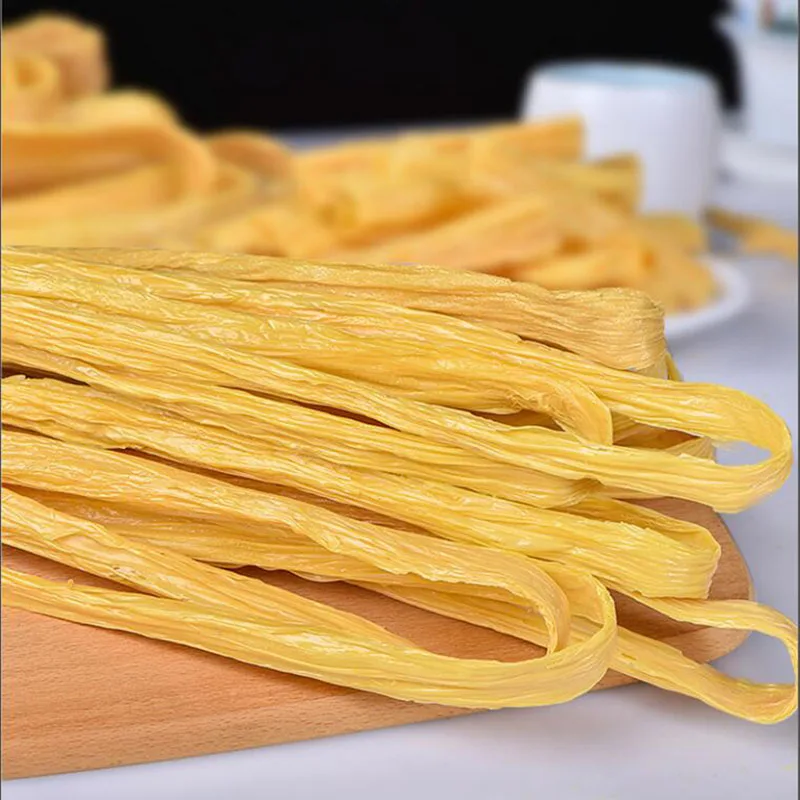 

The first layer of dried bean curd skin and soybean bean Toufu skin Soybean asparagus Chinese Fuzhu, cold hot pot ingredients