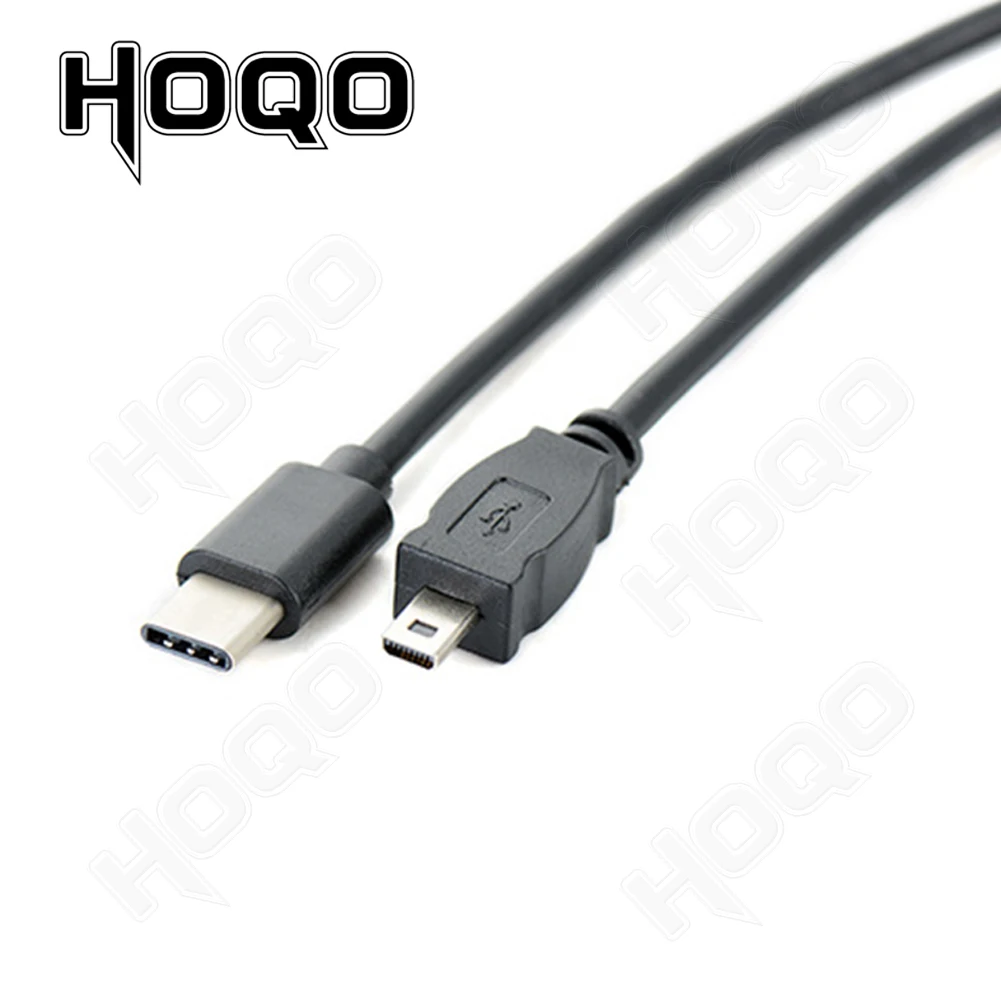 

USB Type C Male to Mini 8Pin USB 2.0 Camera Converter OTG Cable Cord 30CM for Nikon Panasonic USB-C to Mini USB 8 Pin