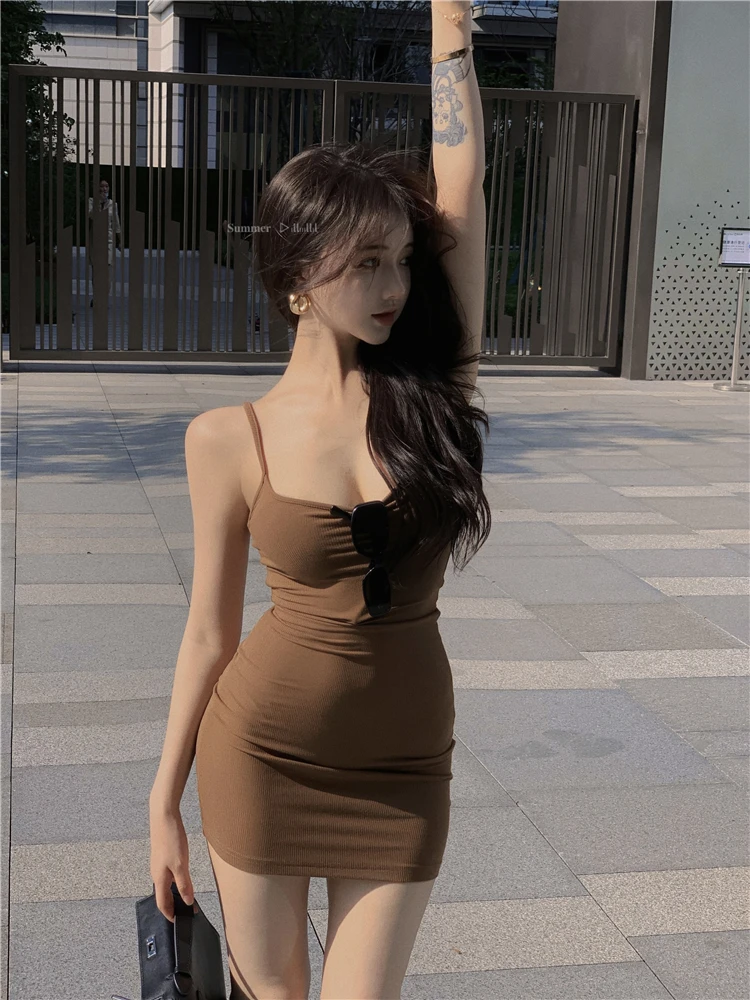 Новинка сексуальное черное мини-платье Женский Топ с открытой спиной и открытыми
