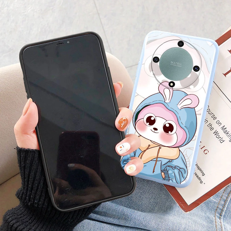 Чехол для телефона Honor X8 X6 70 Lite X9a Magic 5 X40 X8a X7a X6a X7b 90 Smart 50 Plus Play 8T 5G Art Butterfly Cartoon