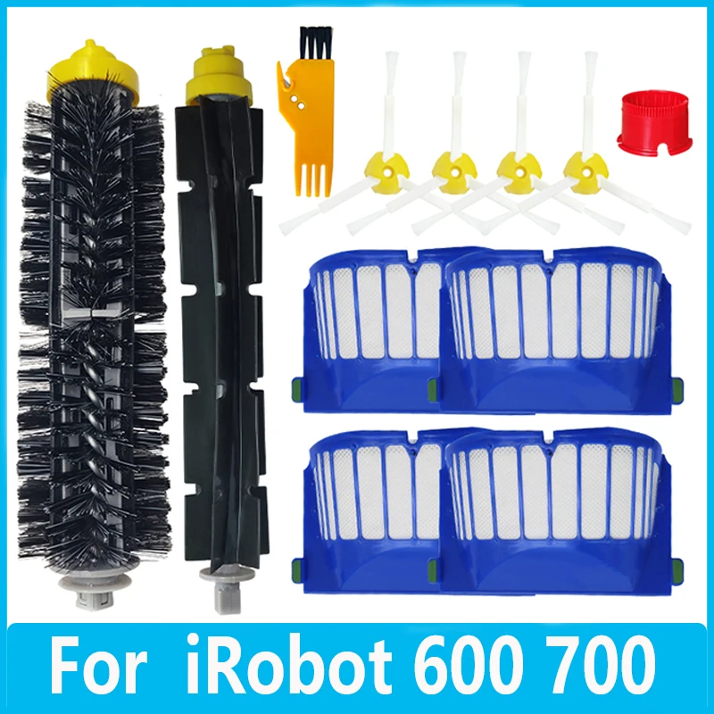 

Для iRobot Roomba 600 серия 605 664 671 692 691 694 650 660 Роботизированный пылесос основная боковая щетка Hepa фильтр аксессуары