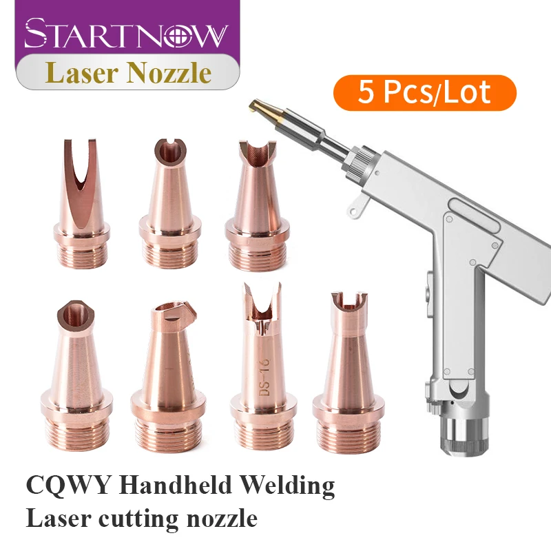 Startnow 5PCS Laser Welding Head Nozzle Copper Welding torch Nozzles For CQWY Laser Hand-held Welding Machine Parts