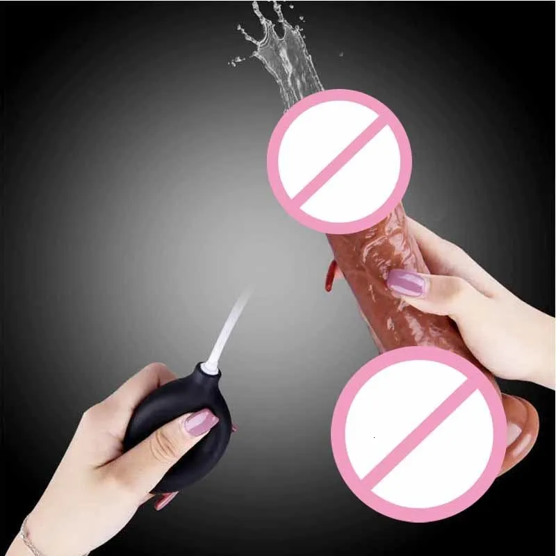 

Ejaculating Penis Squirting Dildo Realistic Huge Dildos Adult Sex Toys for Women Couples Skin Feel Spray Water Penis Suction Cup