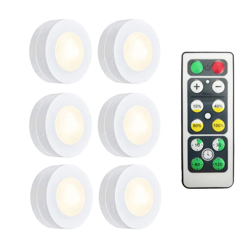 

Powered Remote Control Wardrobe Night Suitable Sensor Touch Stair Wireless Lamps Dimmable Battery Kitchen Light Cabinet For