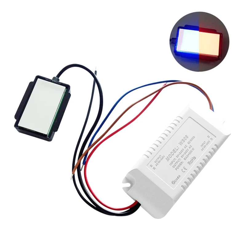 

2022 New 300W Mirror Lamp Touch Dimmer Light Switch Touch Sensor Bathroom Glass Capacitance Sensor Module Dedicated Touch On/off