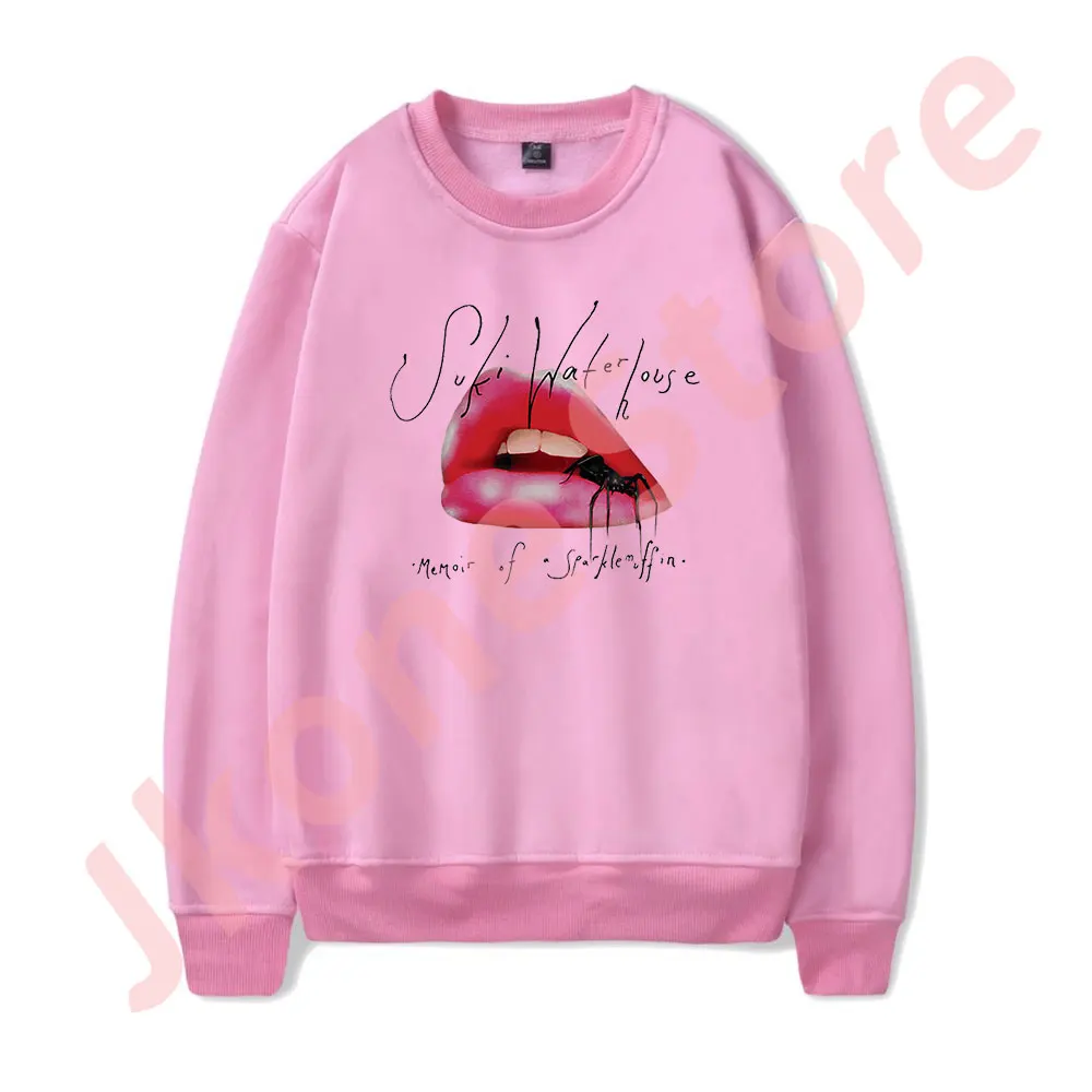 Футболка с длинными рукавами Suki Waterhouse MOAS Lips Memoir of a Sparklemuffin Tour Merch для женщин и