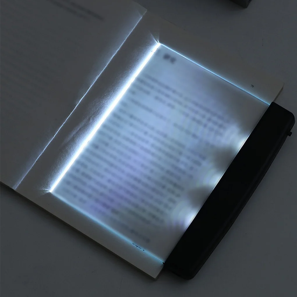 

Flat Plate Led Desk Book Lamp Portable Car Indoor School Bedroom Dormitory Night Reader Wireless Reading Lights