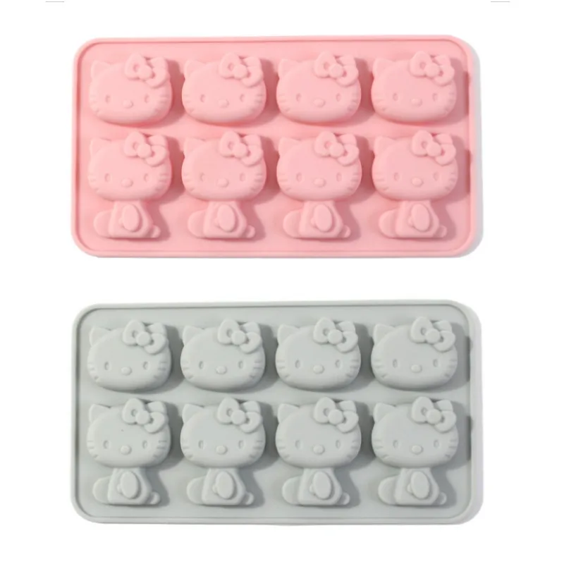 Силиконовая форма для льда Hello Kitty Kawaii мультяшное аниме HelloKitty сделай сам шоколада