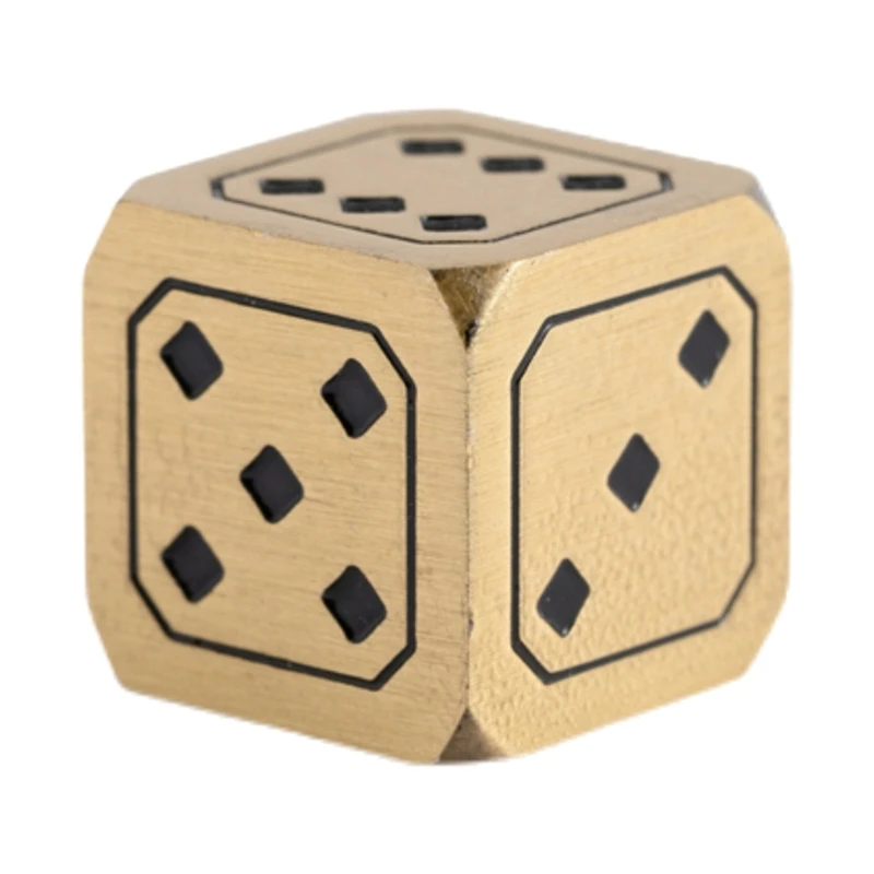 

1 шт. Твердые Полированные Латунные кубики 15 мм 6-сторонние круглые углы D6 металлические Кубики высшего качества