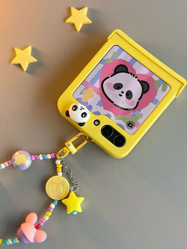 Чехол-книжка для телефона Samsung Galaxy Z 5 с симпатичной лягушкой и ремешком защитный