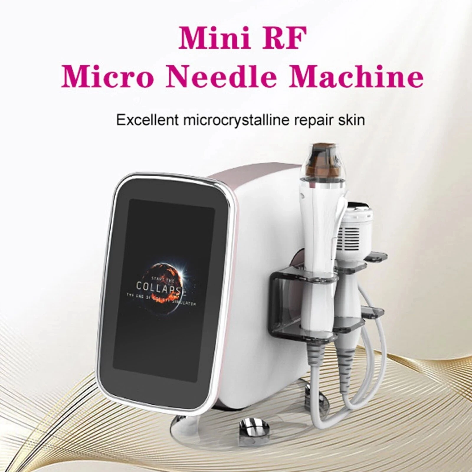 

RF Nano Fractional Microneedle Machine 2 in 1 with Cold Hammer R-F Frequency Skin Tightening Acne Scars Stretch Marks Removal