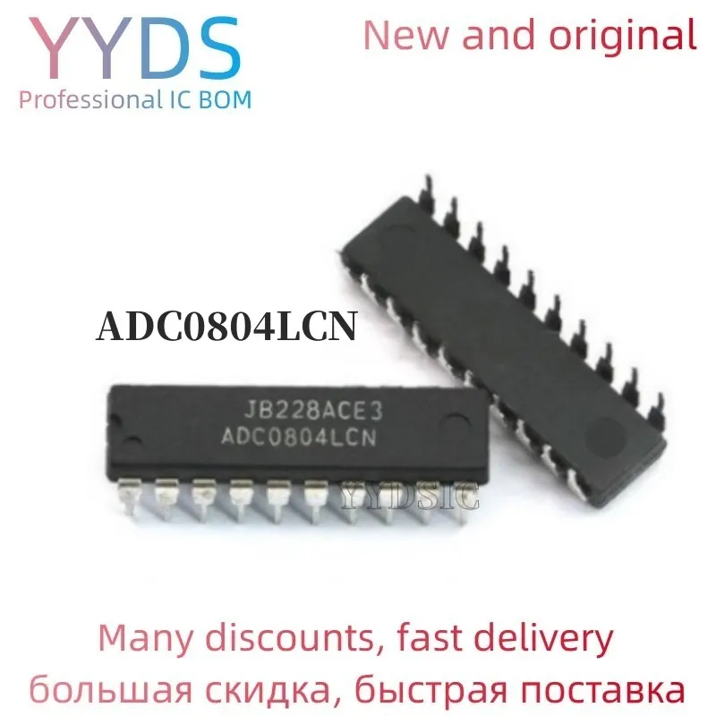 

2 шт. ADC0804LCN DIP20 ADC0804 DIP 0804LCN DIP-20 Новый и оригинальный IC
