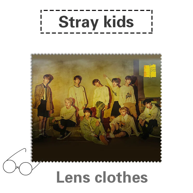 

Kpop Stray Kids album photo Lens clothes for cleaning screen glasses phone screen eyeglasses cloth kpop supplies