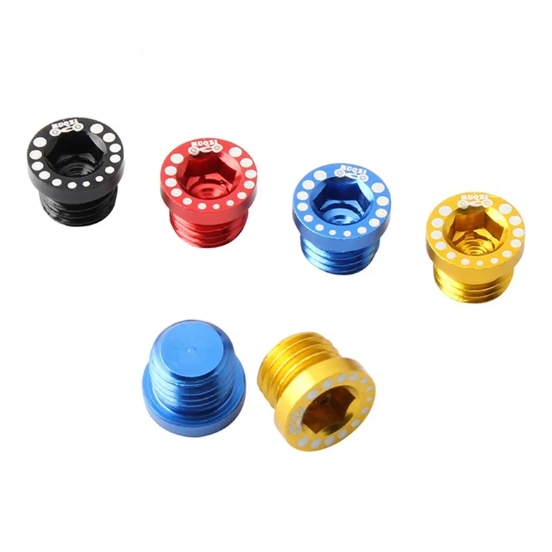 

4PCS Aluminum Alloy Mountain Bike Brake Screw Nut V Brake Screw M10 Ultra-light Installation Head Cap Bolts Nuts Turn Buckle