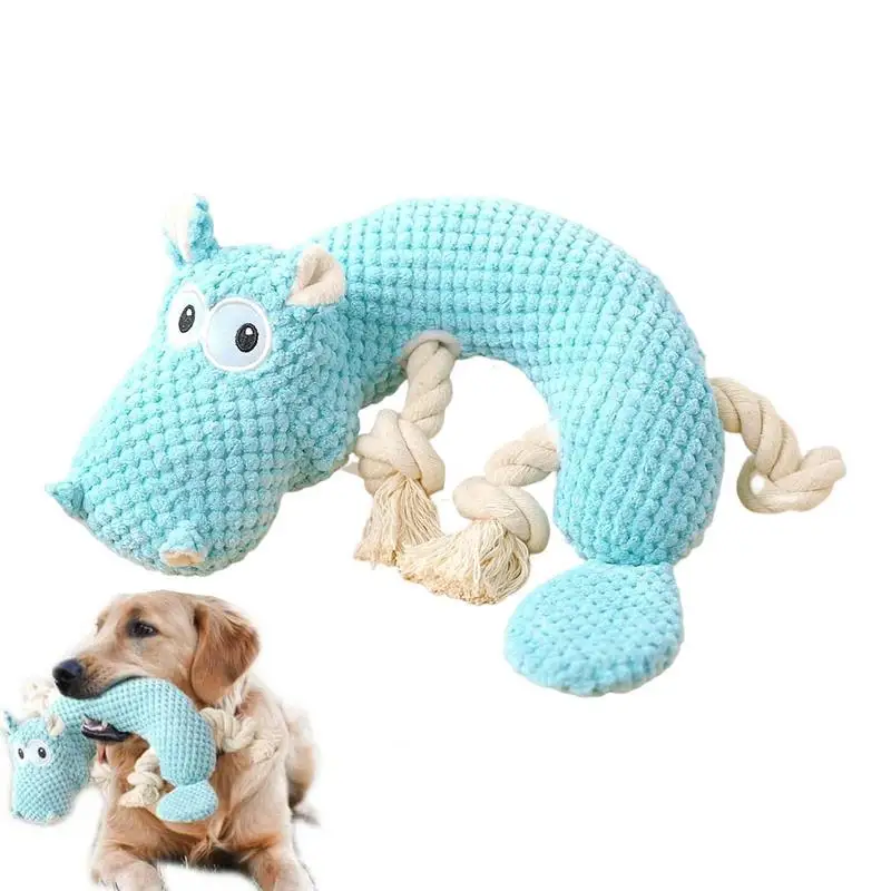 

Мягкие игрушки для собак, милая пищалка, плюшевая жевательная игрушка для собак с гофрированной бумагой, жевательные игрушки для щенков, ма...